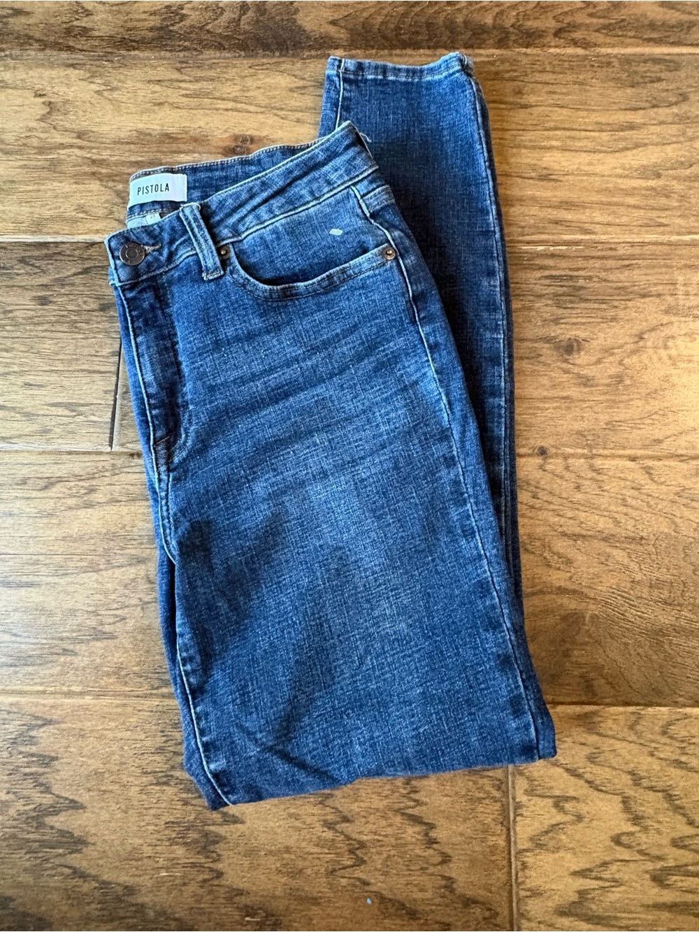Pistola Women's Dark Blue Skinny Jeans